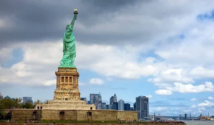 Статуя Свободы в США.
